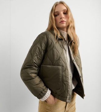 Pepe Jeans Groene jas Nicole