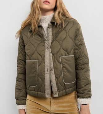 Pepe Jeans Groene jas Nicole