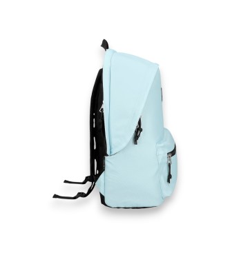 Pepe Jeans Zaino Aris Double Zip Azzurro Chiaro