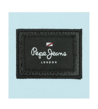 Pepe Jeans Zaino Aris Double Zip Azzurro Chiaro