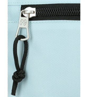 Pepe Jeans Zaino Aris Double Zip Azzurro Chiaro