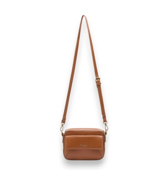Pepe Jeans Alma Hexia axelremsväska brun