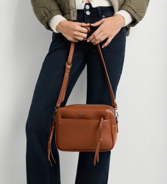 Pepe Jeans Anais Key axelremsväska brun