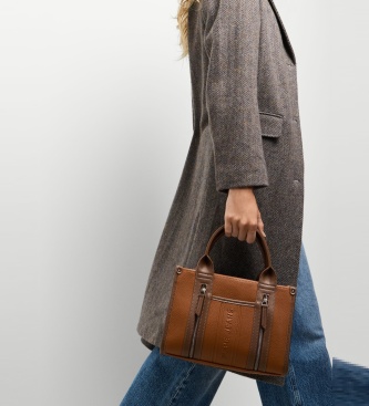 Pepe Jeans Zadie Maze crossbody-taske brun