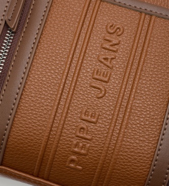 Pepe Jeans Zadie Maze crossbody-taske brun