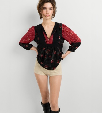 Pepe Jeans Geronima bluse sort
