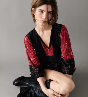 Pepe Jeans Geronima bluse sort