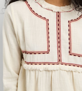 Pepe Jeans Graciela bluse hvid
