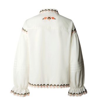 Pepe Jeans Jenifer bluse knækket hvid