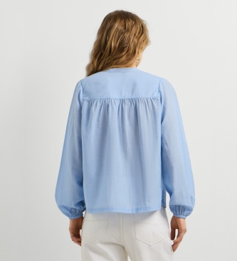 Pepe Jeans Blå Jennias-bluse
