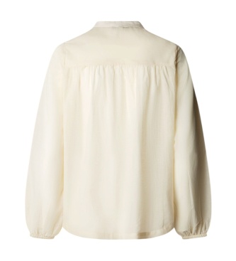 Pepe Jeans Jennias bluse, råhvid