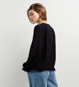 Pepe Jeans Julianna bluse sort