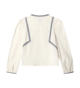 Pepe Jeans Blusa Nevya branco sujo