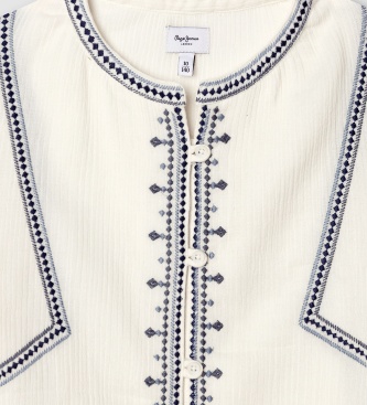 Pepe Jeans Blusa Nevya branco sujo