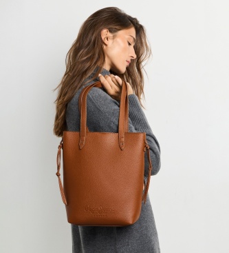 Pepe Jeans Bolsa Louna Key castanha