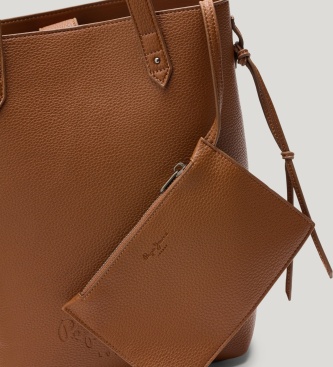 Pepe Jeans Bolsa Louna Key castanha