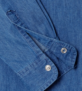 Pepe Jeans Hemd Classic Slim blau