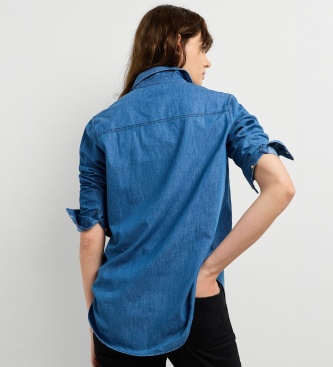Pepe Jeans Lane Classic skjorte blå