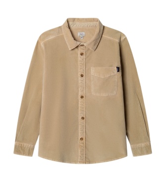 Pepe Jeans Überhemd Preston beige