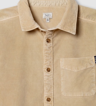 Pepe Jeans Überhemd Preston beige