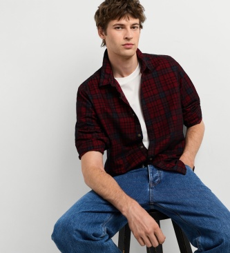 Pepe Jeans Camisa Reading vermelha