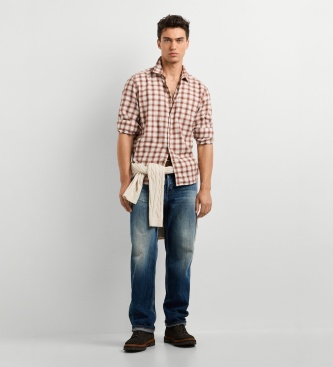 Pepe Jeans Camisa Reimes marrón