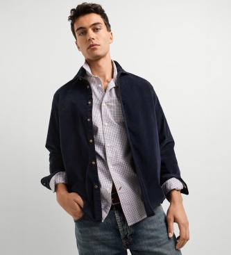 Pepe Jeans Marineblaues Hemd River