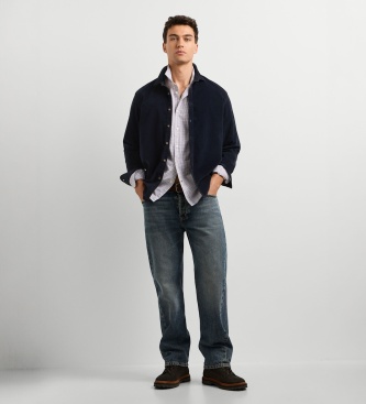 Pepe Jeans Marineblaues Hemd River