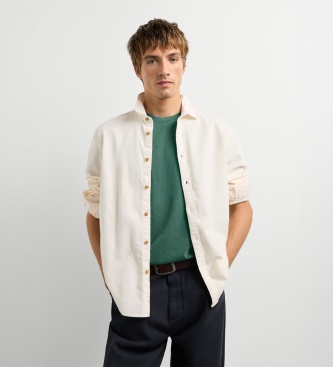 Pepe Jeans Chemise River blanc cassé