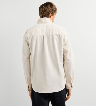 Pepe Jeans Chemise River blanc cassé