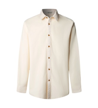 Pepe Jeans Chemise River blanc cassé