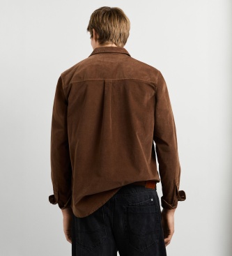 Pepe Jeans Camisa River marrom