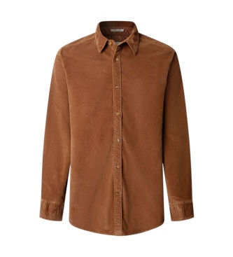 Pepe Jeans Camisa River marrom