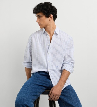 Pepe Jeans Camicia Robert blu, bianco