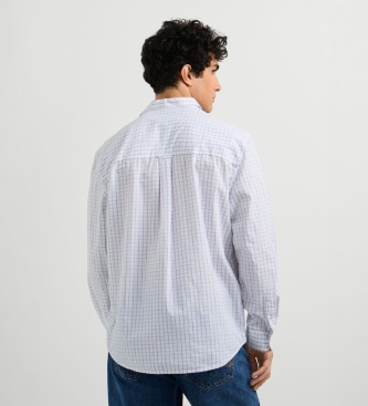 Pepe Jeans Camicia Robert blu, bianco