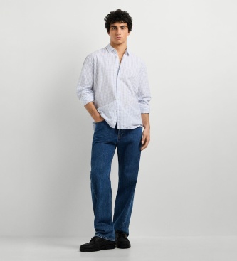 Pepe Jeans Camicia Robert blu, bianco