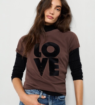 Pepe Jeans Beatrisa Brown T-Shirt