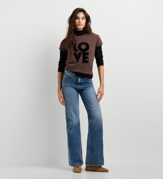 Pepe Jeans Beatrisa Brown T-Shirt