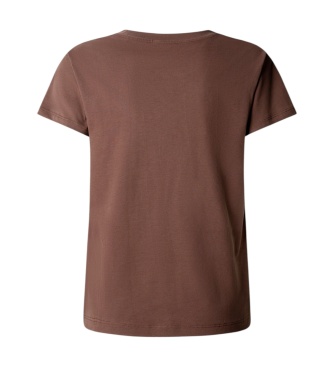 Pepe Jeans Beatrisa Brown T-Shirt