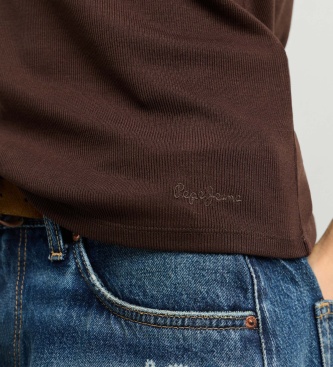 Pepe Jeans Bruna Brown T-Shirt