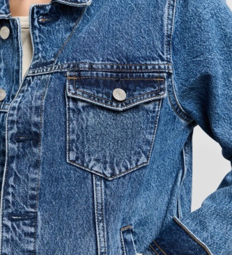 Pepe Jeans Crescent Trucker jack blauw