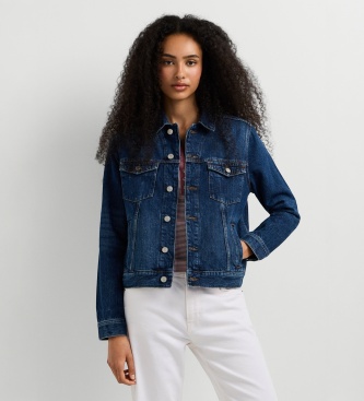Pepe Jeans Crescent Trucker jack blauw