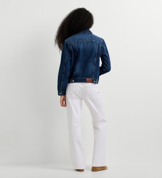 Pepe Jeans Crescent Trucker jack blauw