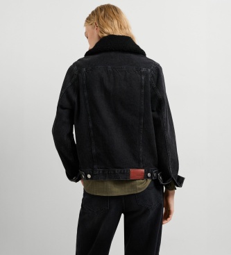 Pepe Jeans Zwart Crescent Teddy jack