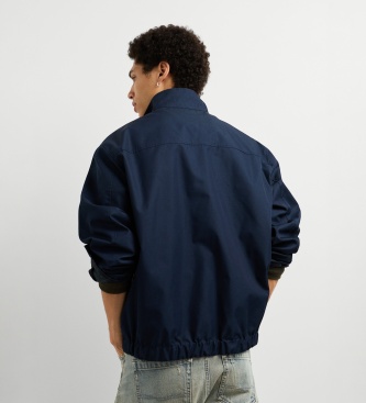 Pepe Jeans Omkeerbaar Harrington jack blauw