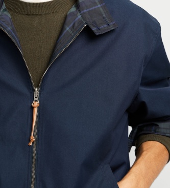 Pepe Jeans Omkeerbaar Harrington jack blauw