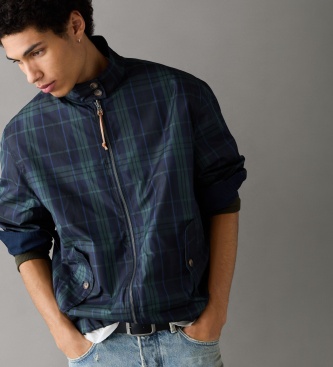 Pepe Jeans Omkeerbaar Harrington jack blauw
