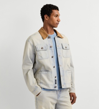 Pepe Jeans Walt Worker jack blauw