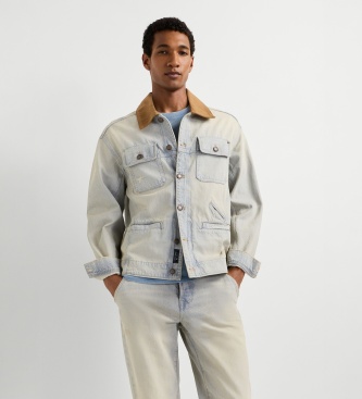 Pepe Jeans Walt Worker jack blauw
