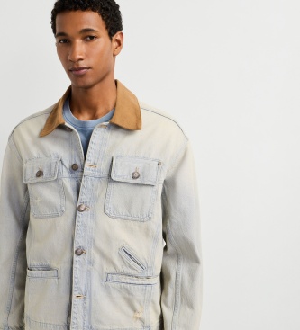 Pepe Jeans Walt Worker jack blauw